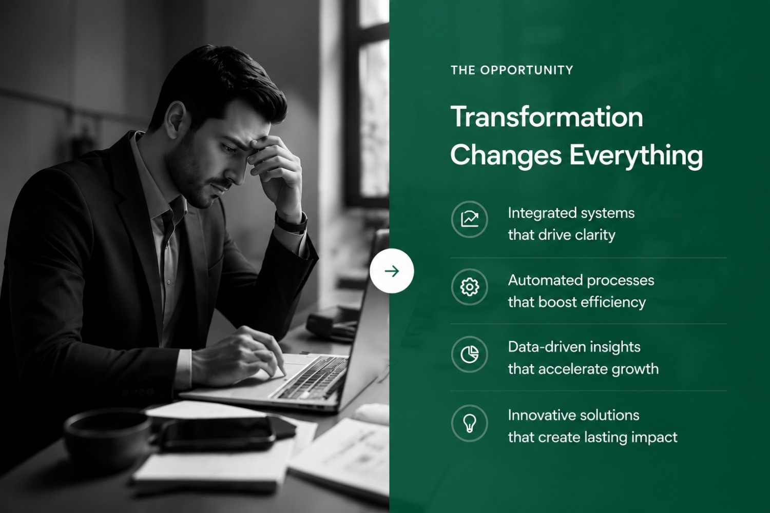 Corporate transformation insights in focus