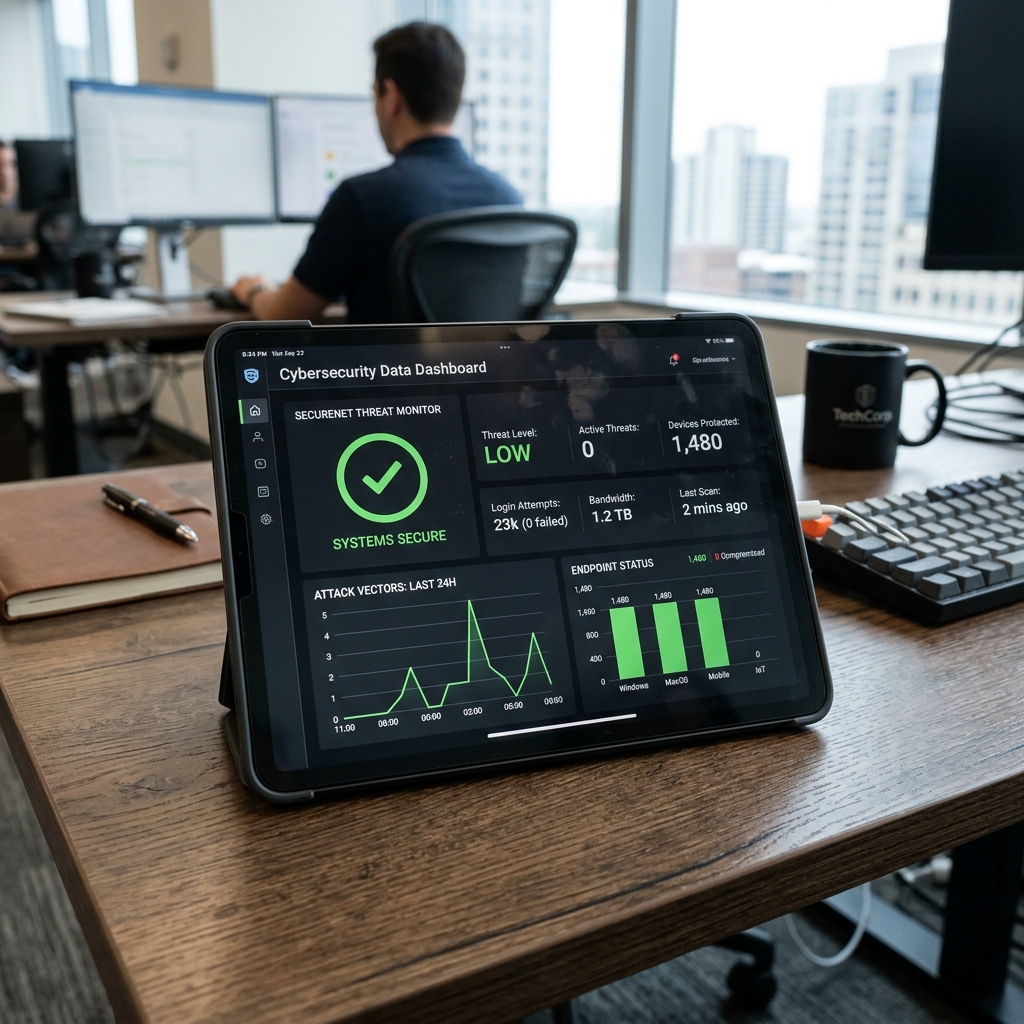 Rapid response cybersecurity dashboard